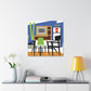 Urban Escape - Midcentury - Canvas