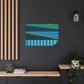 Streamy Pangolin. - Midcentury Canvas