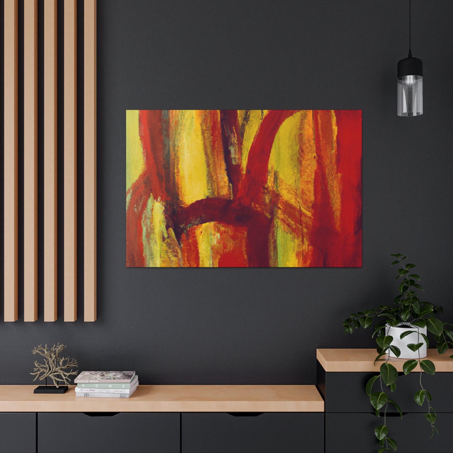 Fire Field - Abstract Canvas