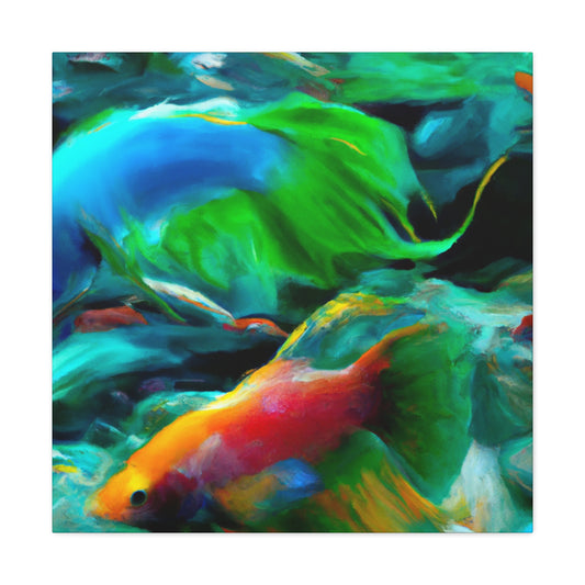 "Cresting Waves" - Underwater Canvas