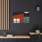 Dark Night- Midcentury Canvas
