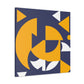 "Starry Escapades - Midcentury" - Canvas