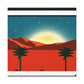 Vivid Hummingbird- Midcentury - Canvas