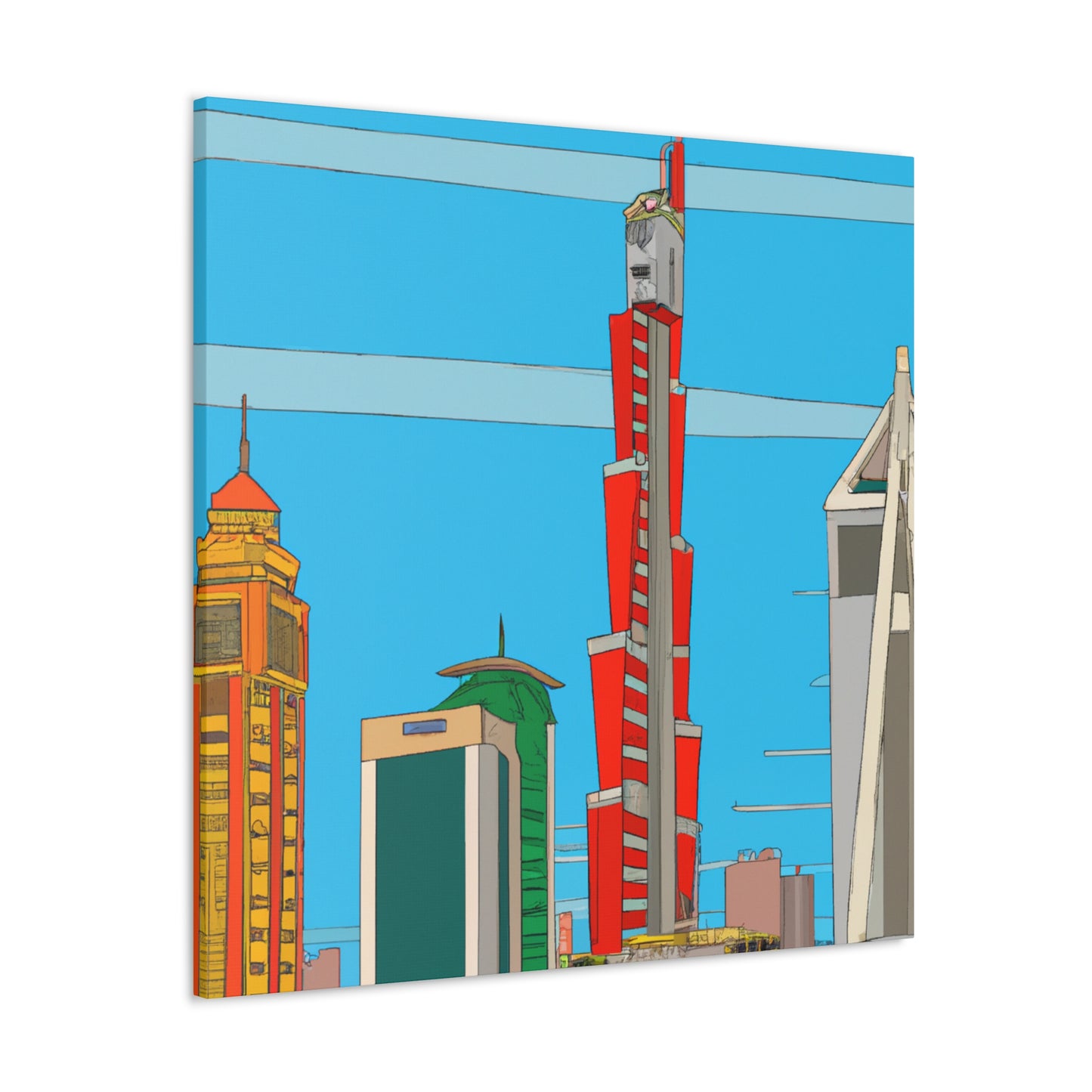 Turquoise Oasis – Destination Arab Emerates - Canvas