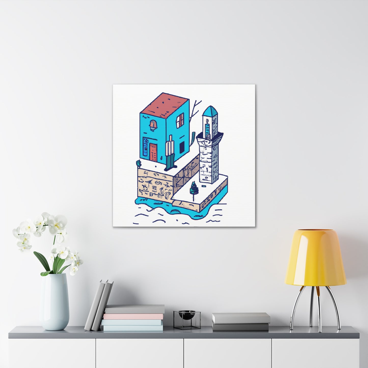 Reflection Curves - Minimalism - Canvas