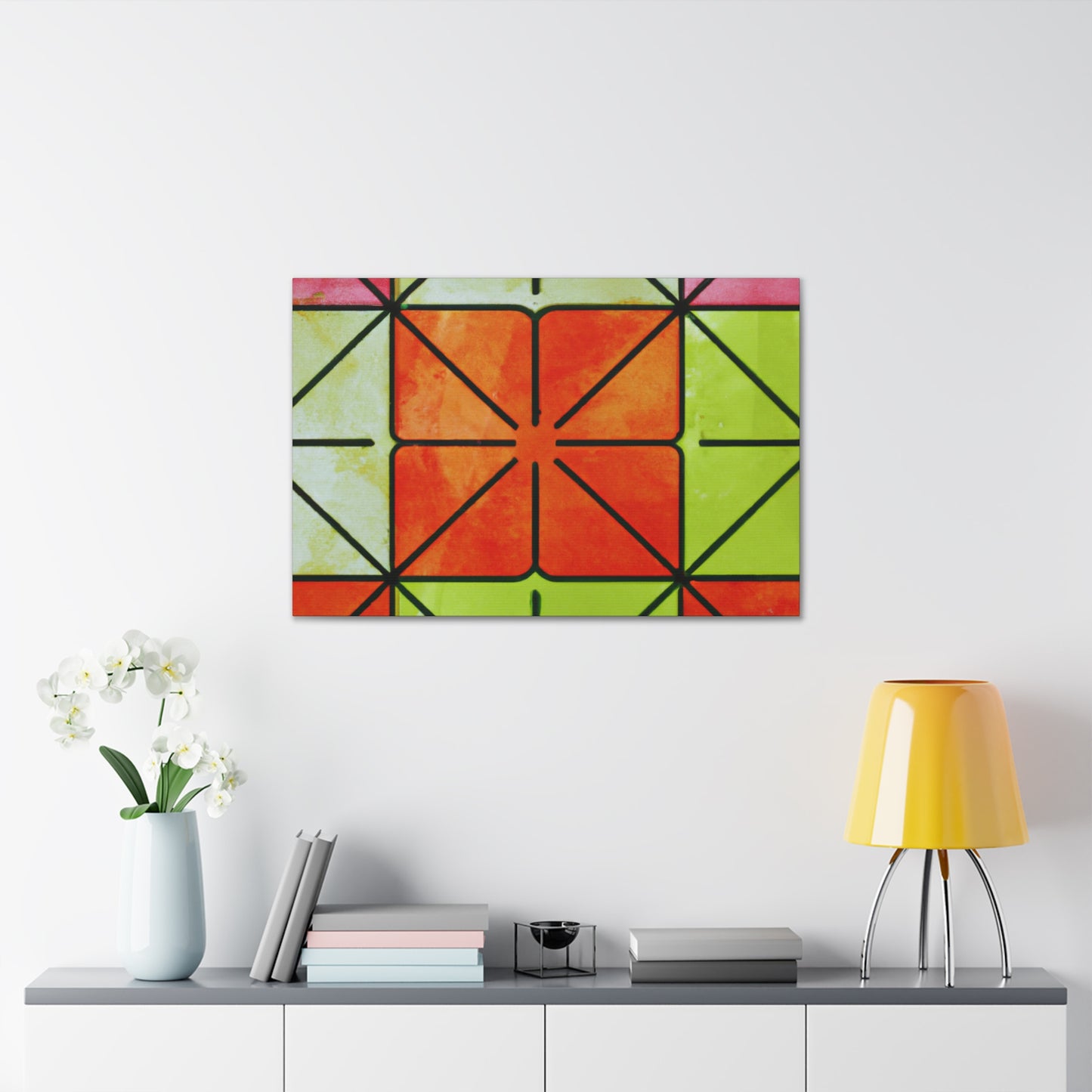 "Wildflower Marathon" - Glass Canvas