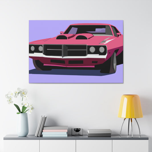 Hotrod Homerun - Automobile - Canvas