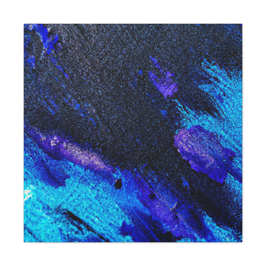 Blue Haze - Abstract Canvas