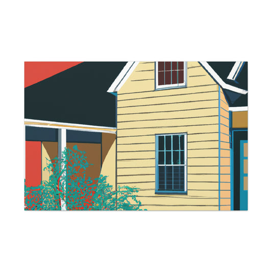 "Dawning Orbit - Midcentury" - Canvas