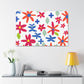 Blooming Joyfulness - Floral Canvas
