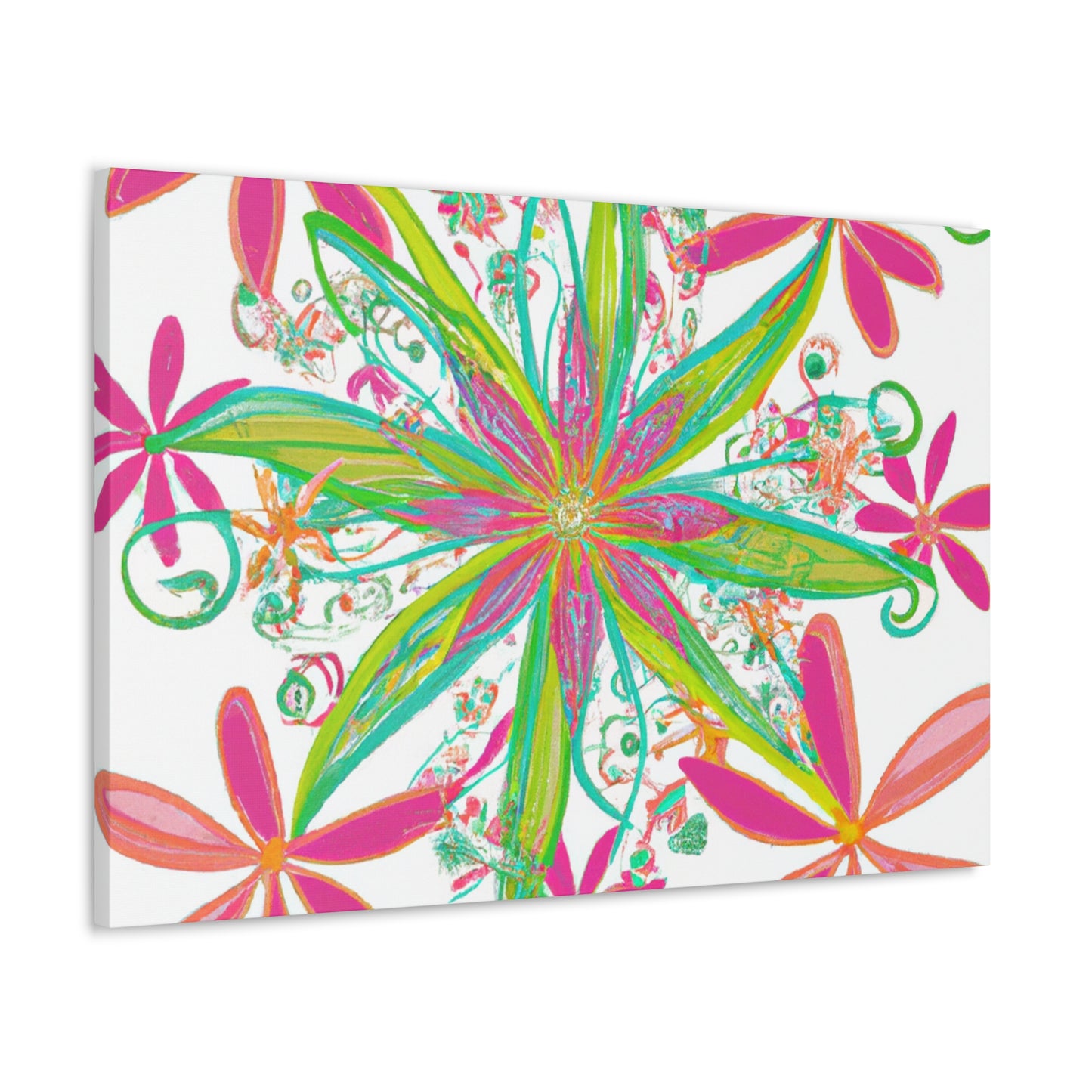 Dahlia Dreaming - Floral - Canvas