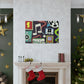 The Sizzling Shoppe - Retro Music and Film Canvas
