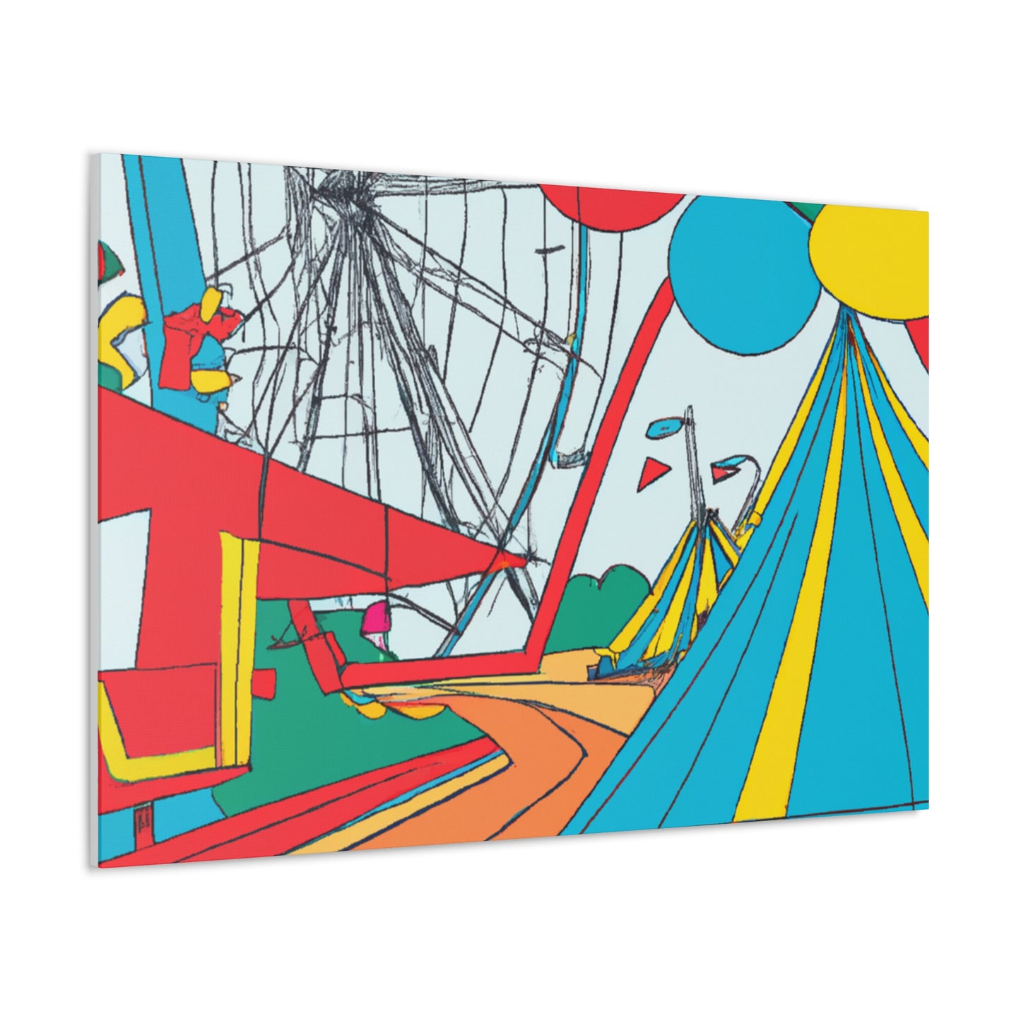 Fiesta Funhouse - Amusement - Canvas