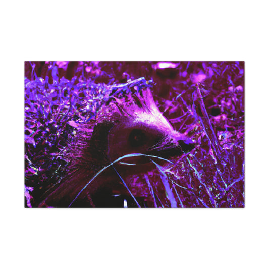 Purple Porcipine. - Canvas - Wildlife