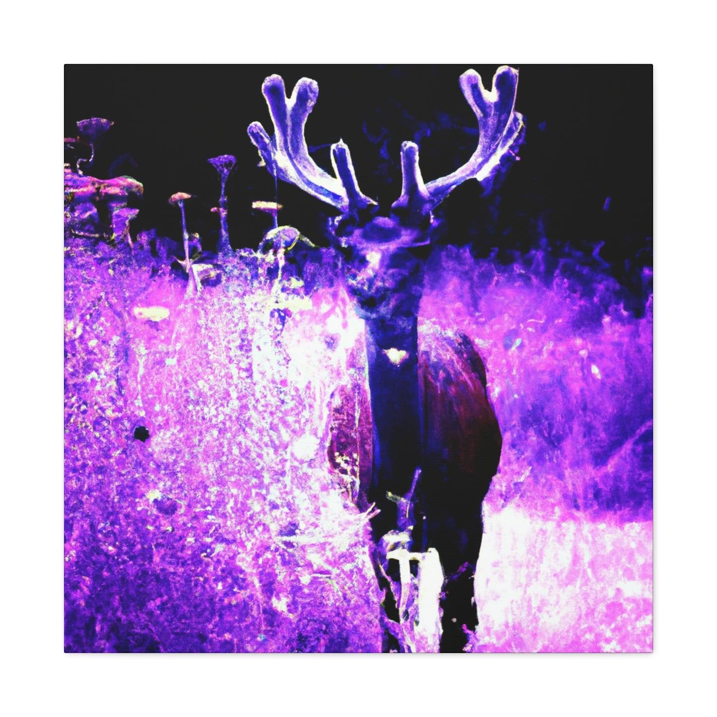 Purple Rudolph- Canvas - Wildlife