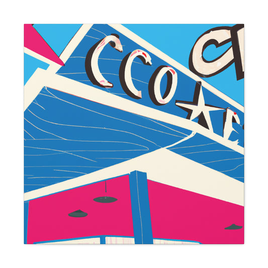 Sock-Hop Motel and Karaoke Lounge - Canvas - Pop Art