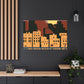 Urban Night - Midcentury Canvas