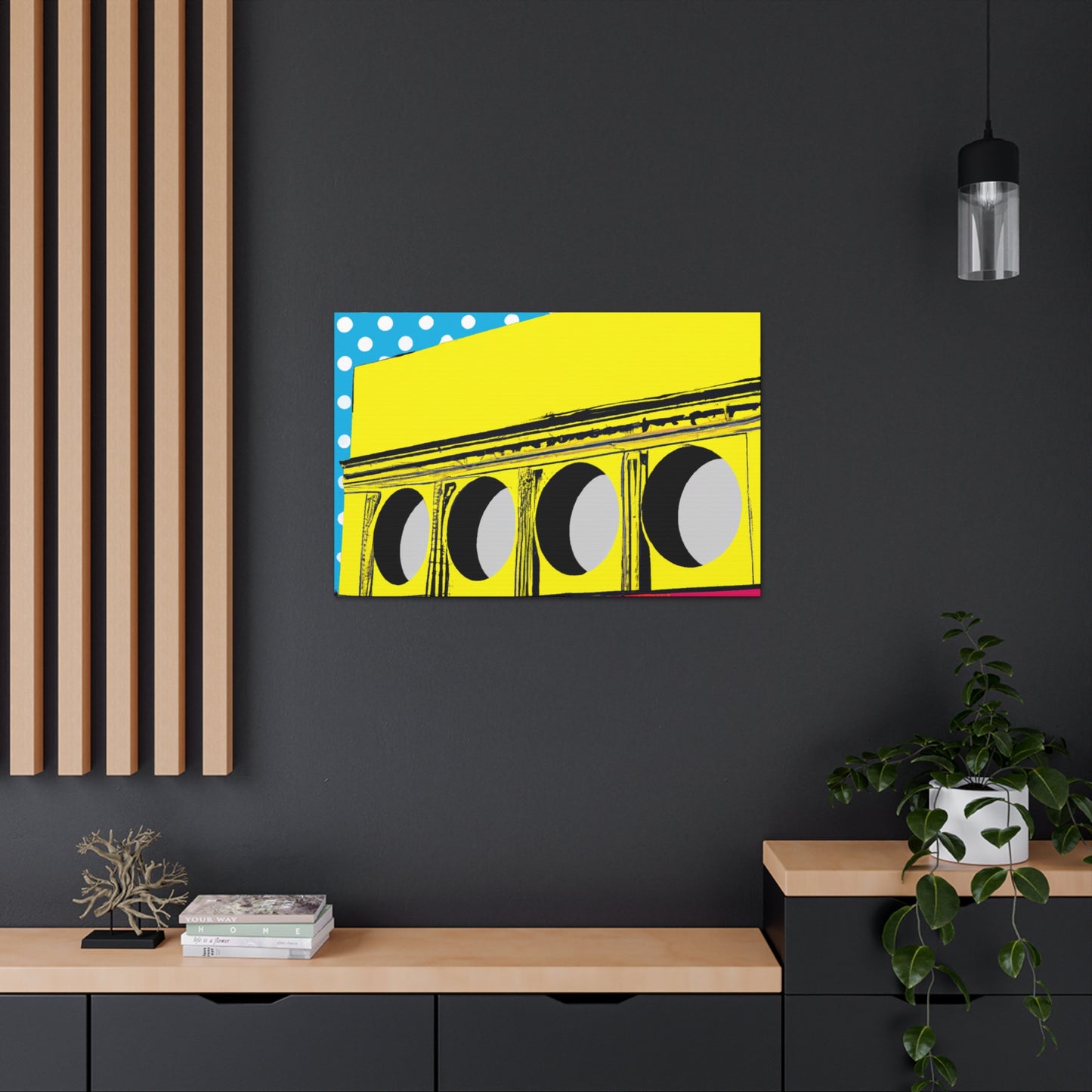 Sunshine Splendor Drive-In Eatery - Canvas - Pop Art