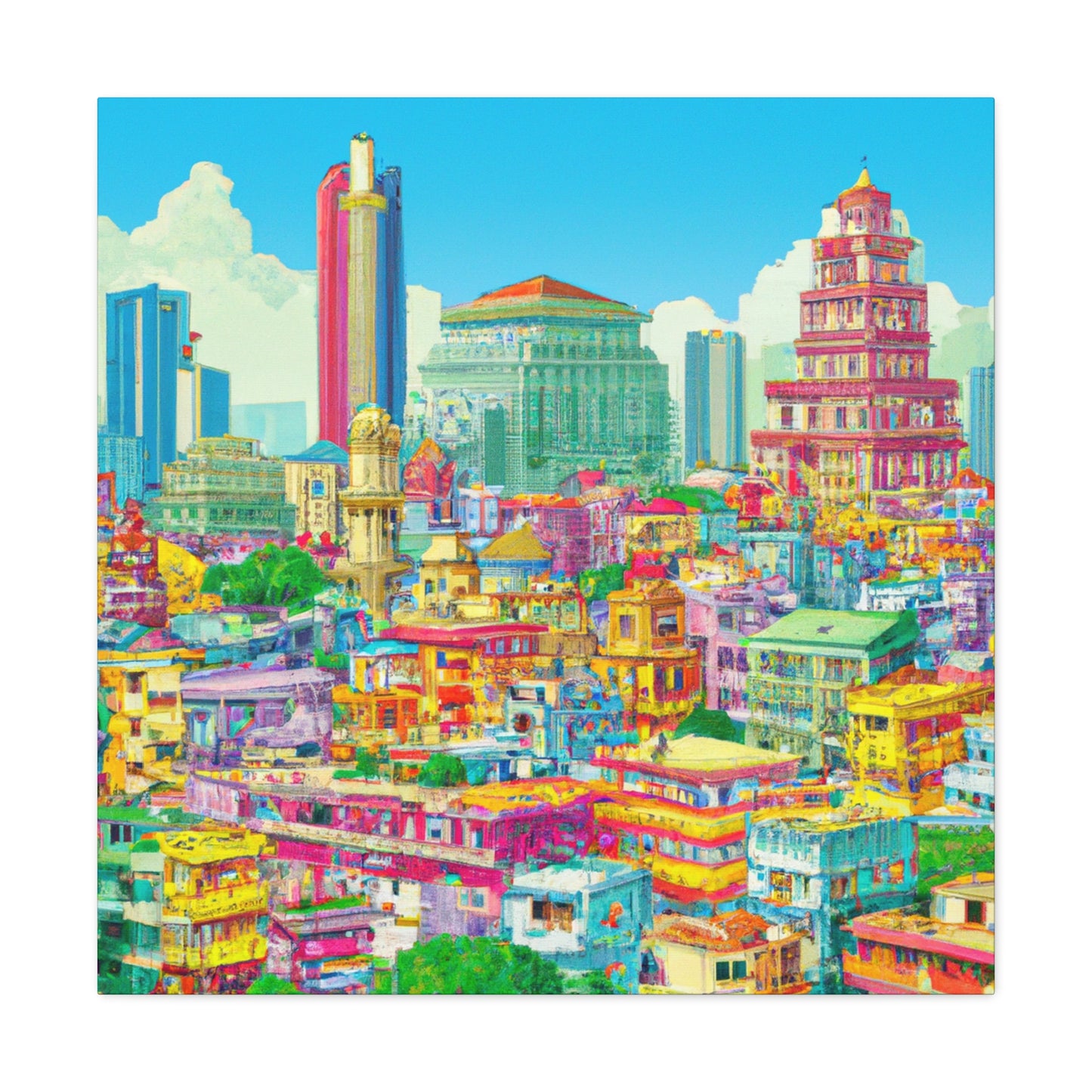 The Taj Mahal - Destination India - Canvas