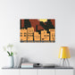 Urban Night - Midcentury Canvas