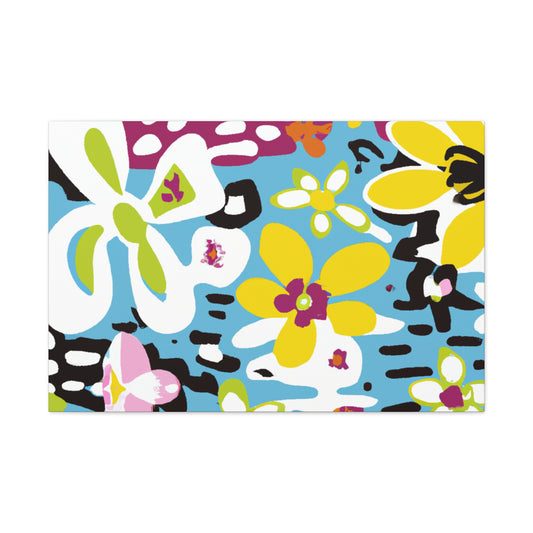 'The Petal Palooza' - Floral Canvas