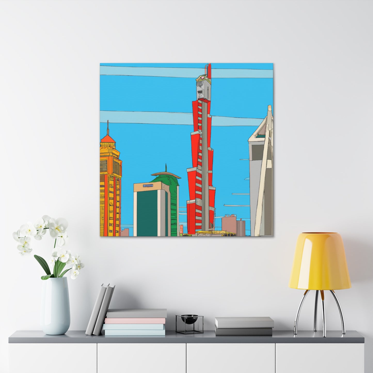 Turquoise Oasis – Destination Arab Emerates - Canvas