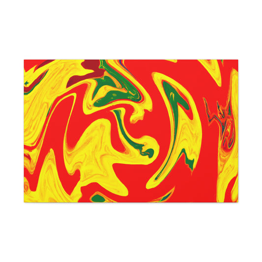 Vapour-Wave Abstract - Canvas