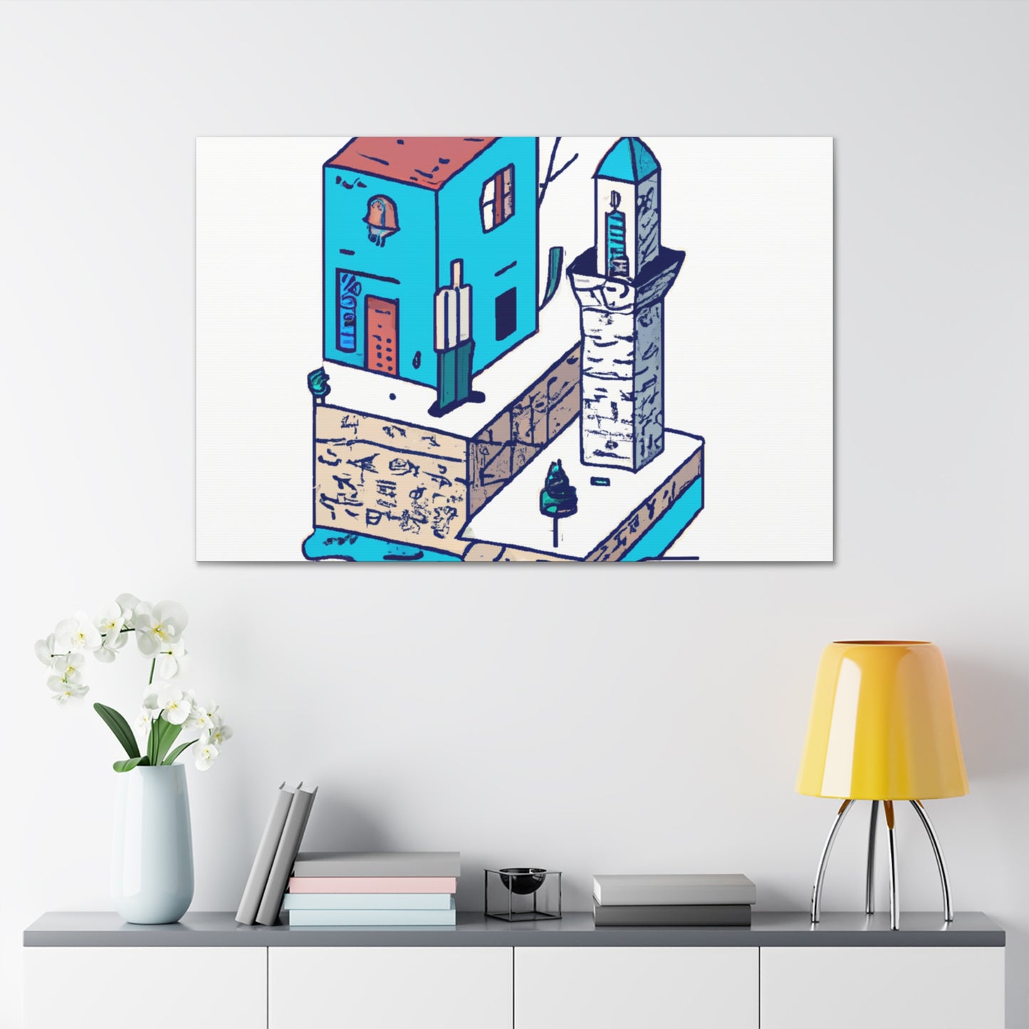 Reflection Curves - Minimalism - Canvas
