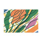 Goldenglare Flower - Midcentury Canvas
