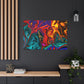 Up In Flames - Canvas - Abstract