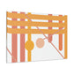Lagoon Paradise - Midcentury - Canvas