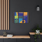 Amaze-Owl - Midcentury Canvas