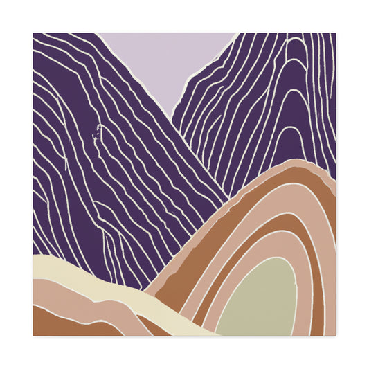 PurpleHills- Midcentury Canvas