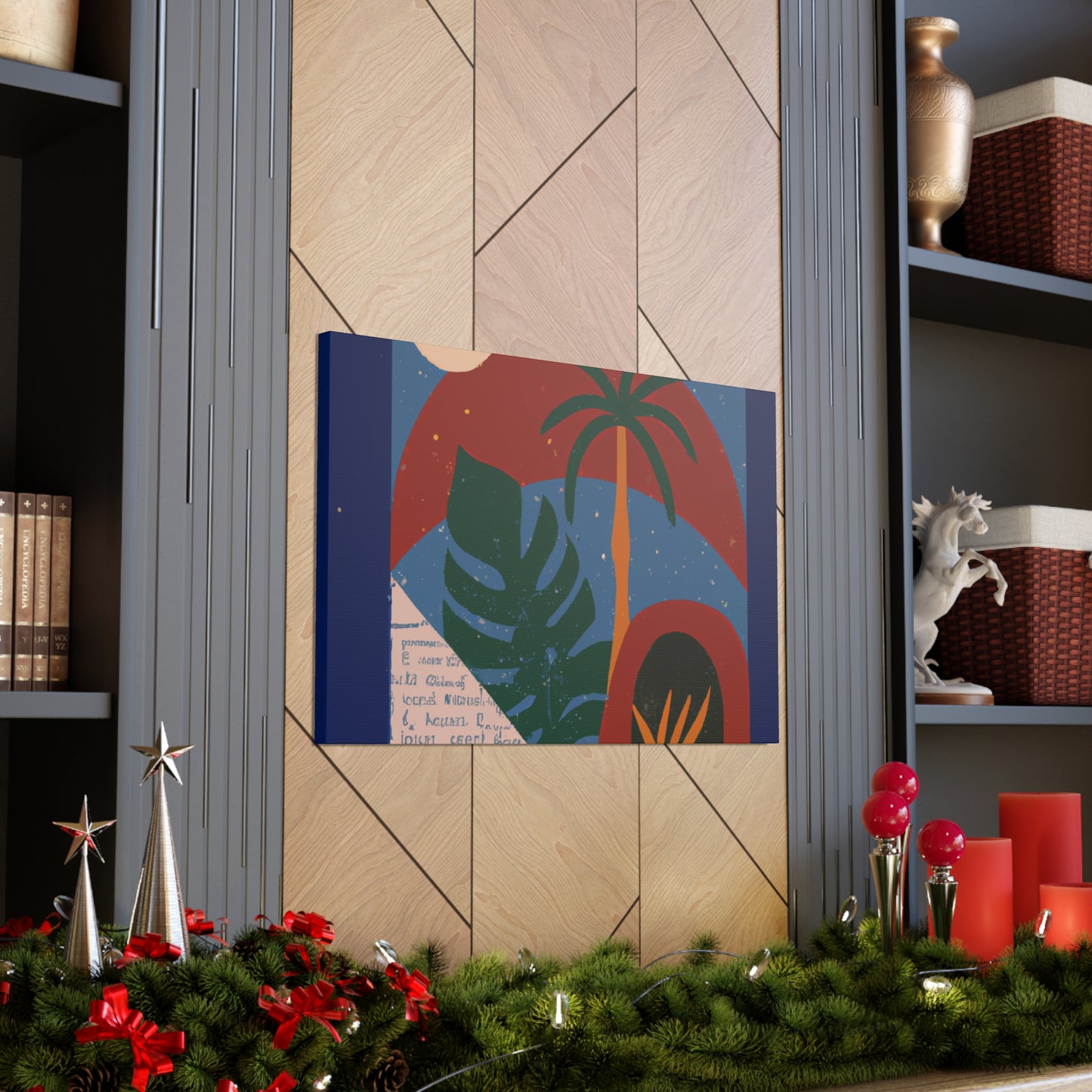 Fleececoat Mittenscat - Midcentury Canvas