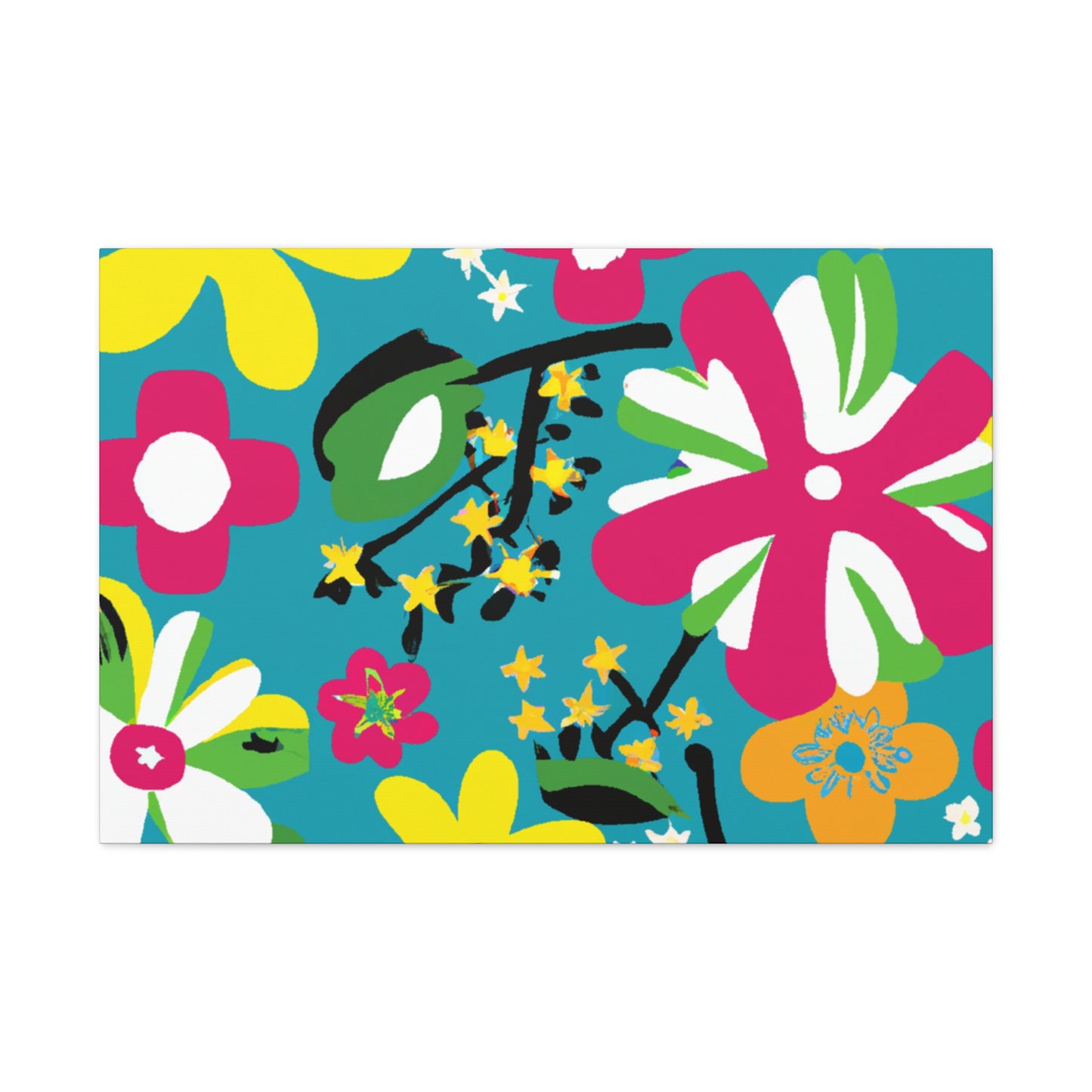 Serenity Blossom - Floral Canvas