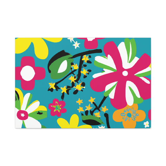 Serenity Blossom - Floral Canvas
