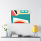 Rainbow Spheres - Midcentury - Canvas