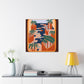 Dynamic Contrasts- Midcentury - Canvas