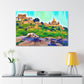 TajMahal- Destination India - Canvas