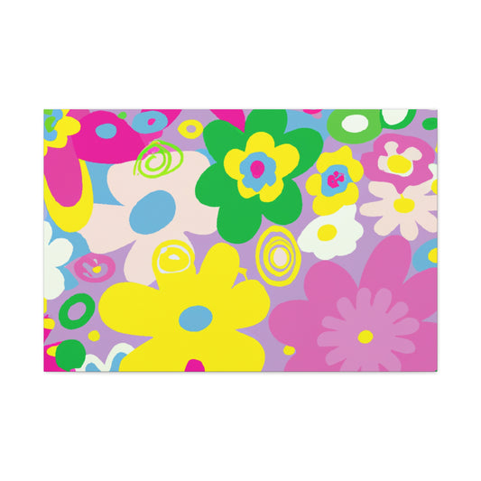 Starlit - Floral - Canvas