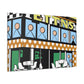 "The Rockin' 50s Drive-In" - Canvas - Pop Art