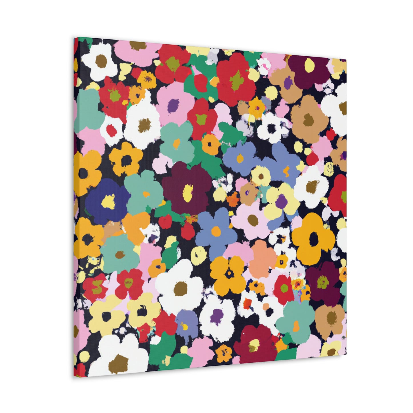 Petal Symphony - Floral Canvas