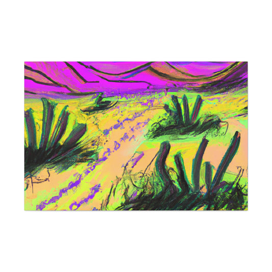 Oasis Mallow - Landscape - Canvas