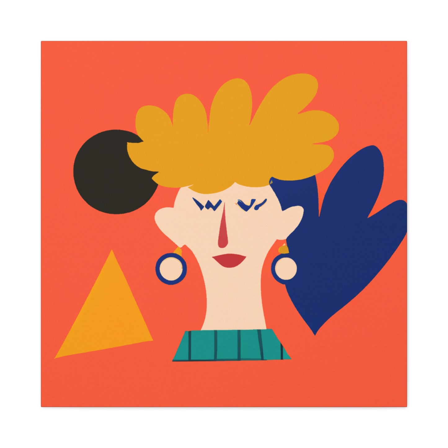 "Flower Power - Midcentury" - Canvas