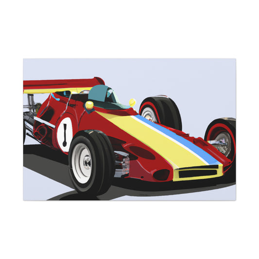 Furious Flash - Automobile - Canvas