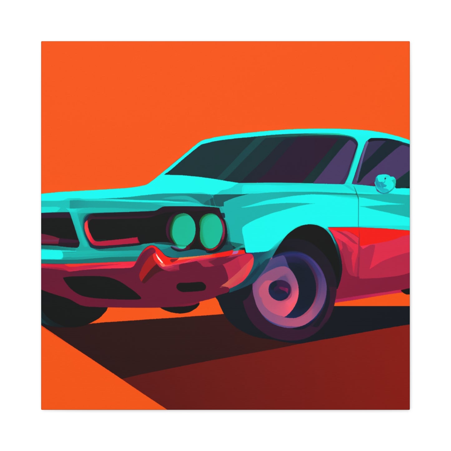 Old Fireball - Automobile - Canvas