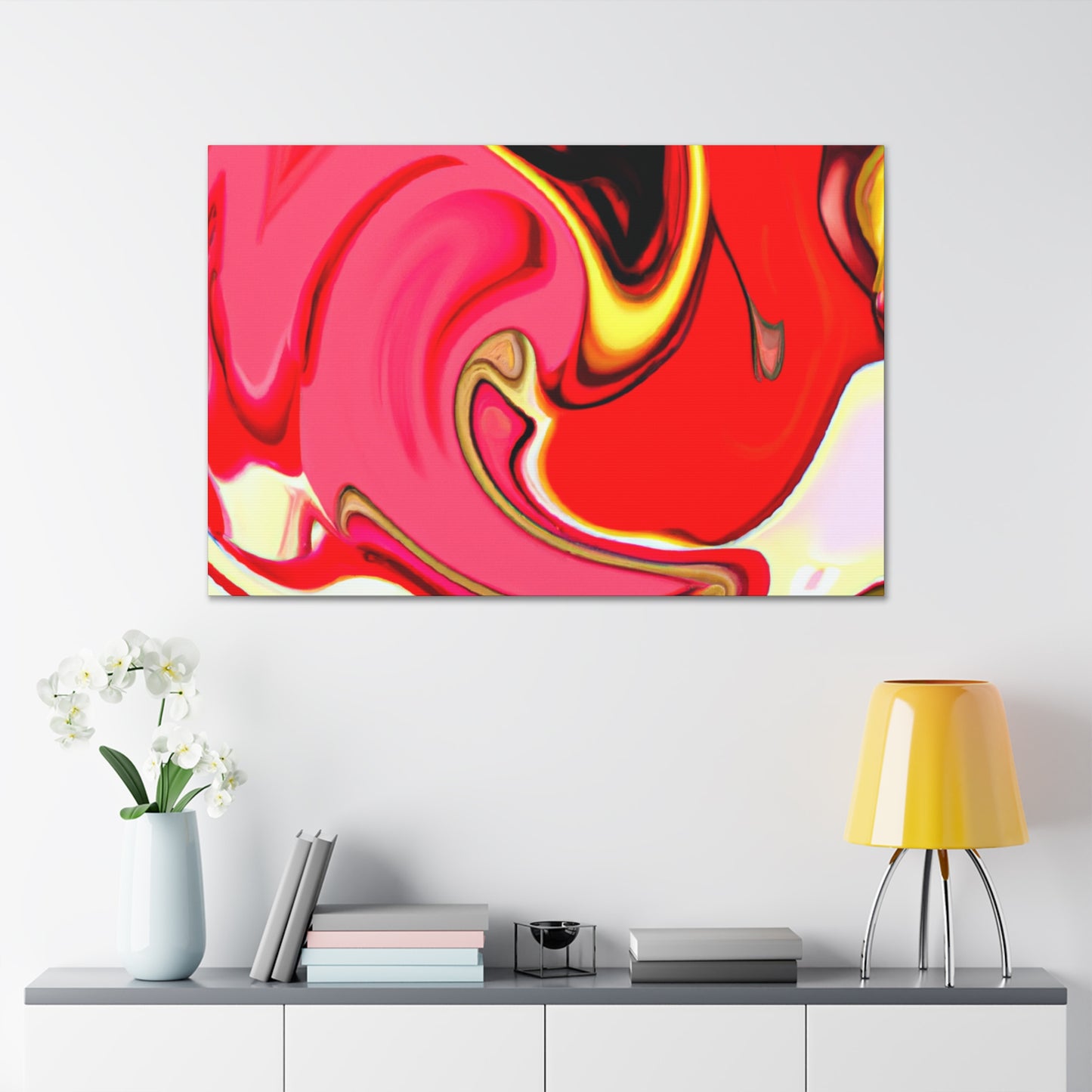 Viridian Light - Abstract - Canvas