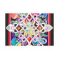 Jewel Snowflake- Glass Canvas