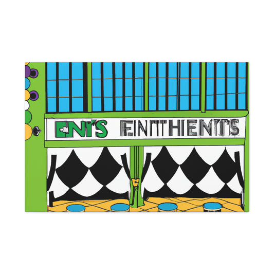 Sock-Hop Stop - Canvas Pop Art