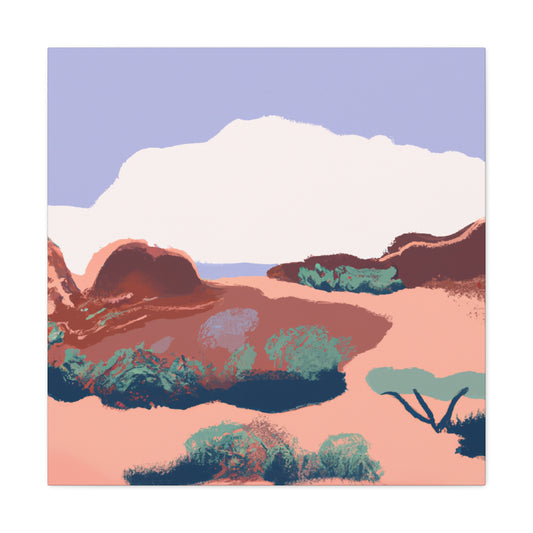 Sandstorm Oasis - Landscape - Canvas